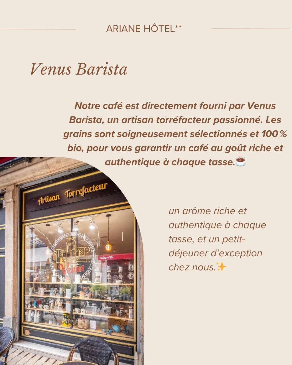 Instagram post from arianehotel_vichy. This post is in position 6.