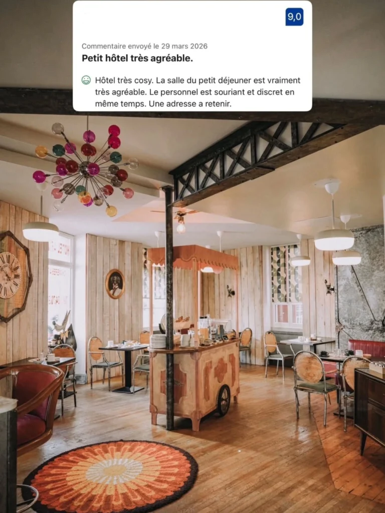 Instagram post from arianehotel_vichy. This post is in position 1.