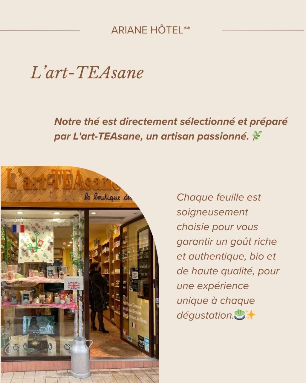 Instagram post from arianehotel_vichy. This post is in position 7.