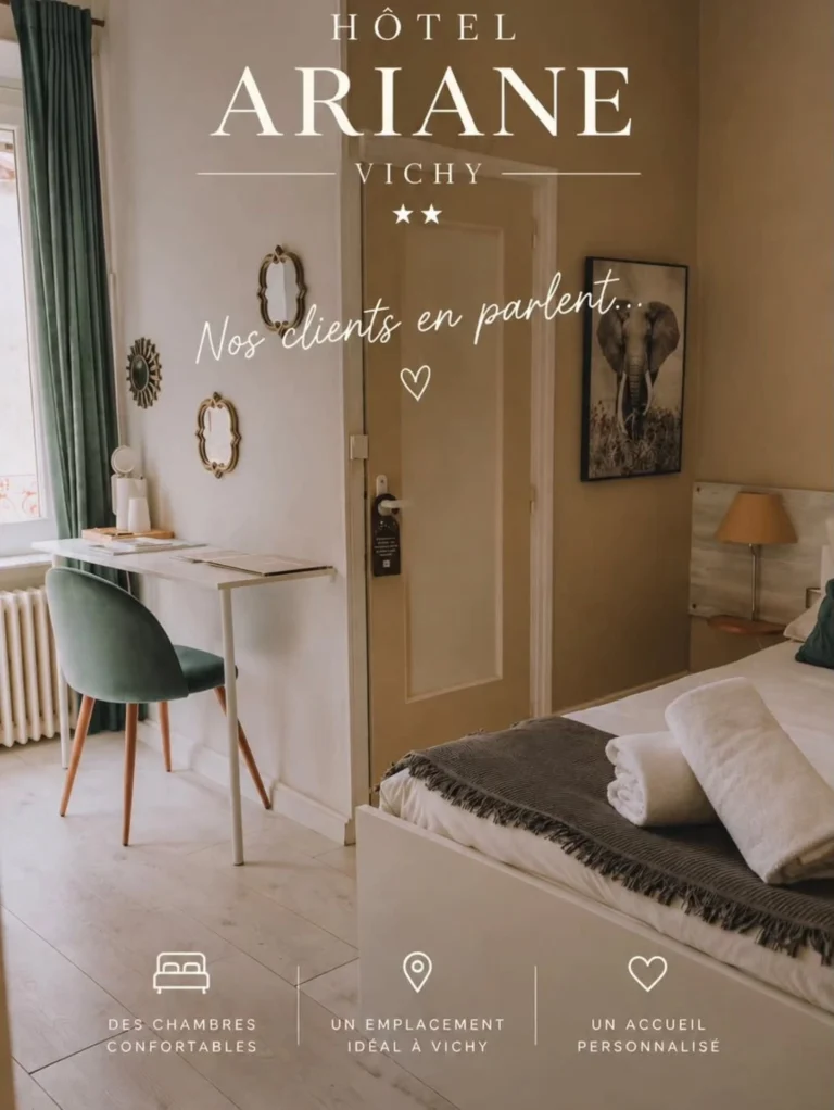 Instagram post from arianehotel_vichy. This post is in position 0.