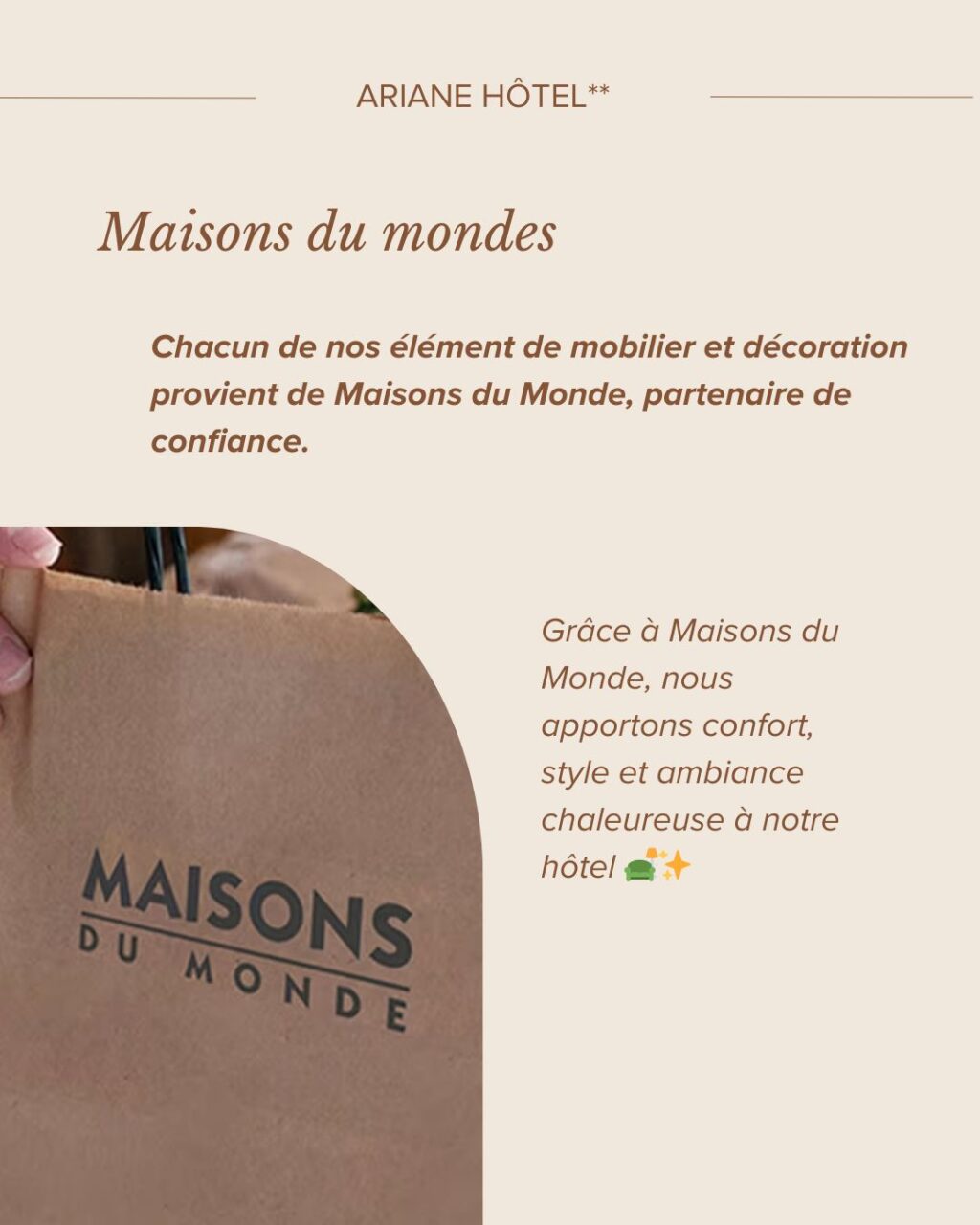 Instagram post from arianehotel_vichy. This post is in position 8.