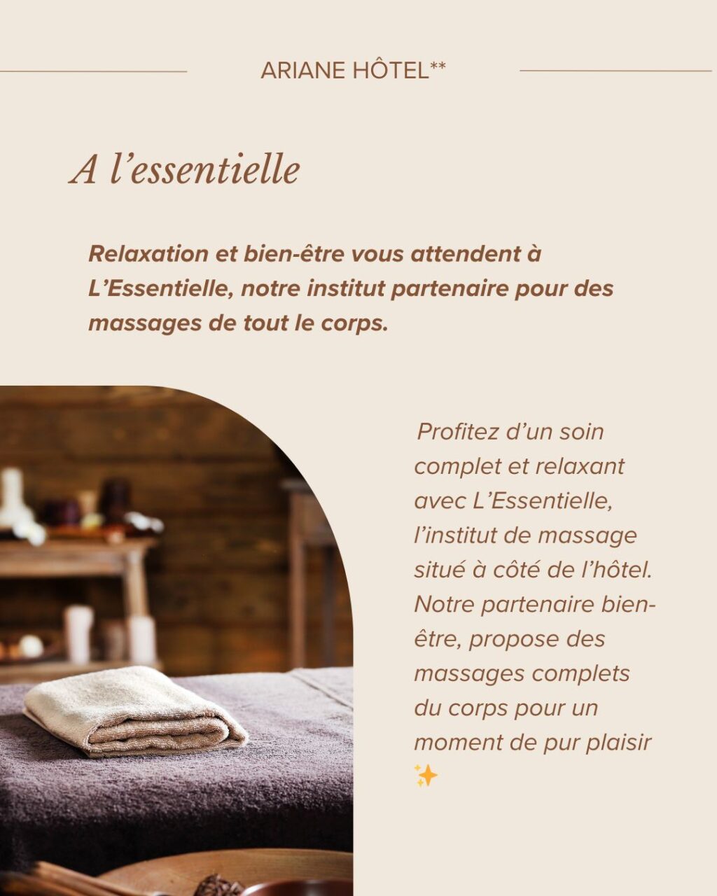Instagram post from arianehotel_vichy. This post is in position 2.